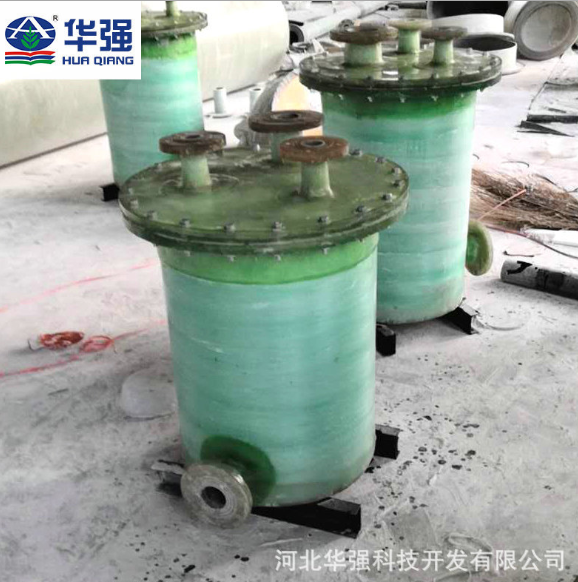 厂家定制玻璃钢虹吸桶 FRP玻璃钢真空引水罐 虹吸罐批发加工图1
