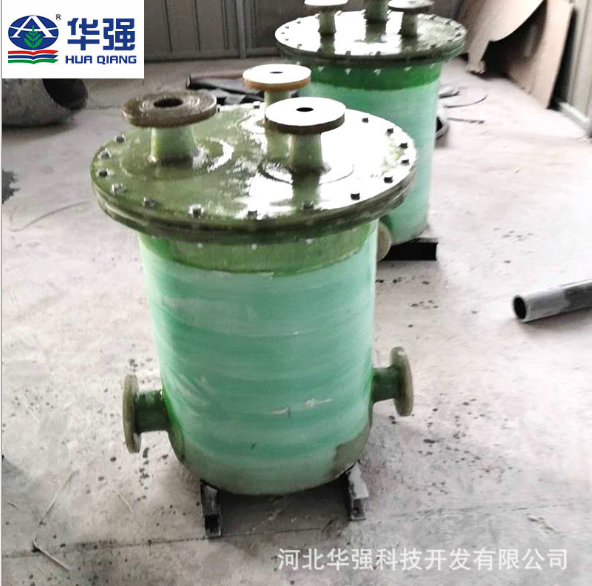 厂家定制玻璃钢虹吸桶 FRP玻璃钢真空引水罐 虹吸罐批发加工图2