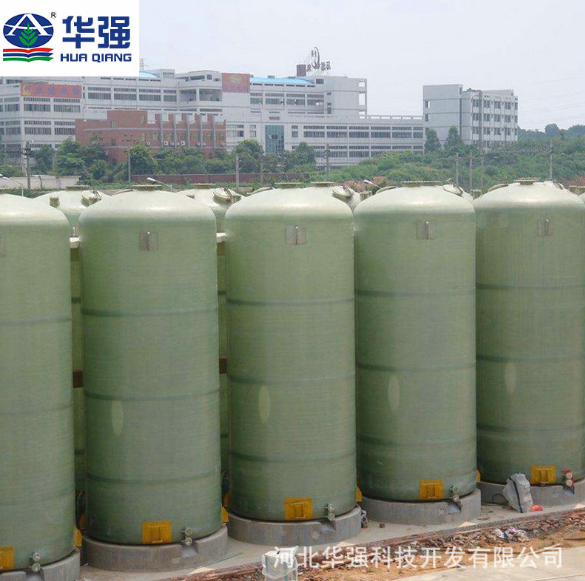玻璃钢化工水罐 生活污水处理成套设备 玻璃钢消防水罐立式储罐图1