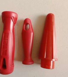防滑耐高温塑料橡胶手柄 塑料尼龙制品手柄 橡胶套 开模定制