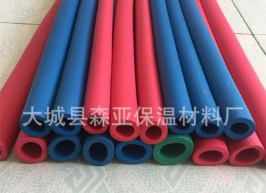 厂家批发红蓝橡塑保温管 绝热红蓝套管 防冻红蓝橡塑管图2
