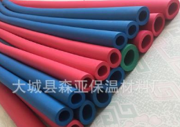厂家批发红蓝橡塑保温管 绝热红蓝套管 防冻红蓝橡塑管图3