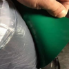 F济南定制绿色黑色双色复合橡胶板 抗静电防滑橡胶地垫 耐磨橡胶