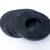 海宁厂家订做硫化工艺聚氨酯减震垫耐磨橡胶减震器黑色聚氨酯制品
