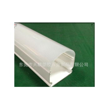 厂家定制加工LED线条灯配件PC灯罩 批发户外三防灯塑料防水pc管图3