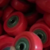 厂家加工轴承包胶轮 聚氨酯胶轴承轮 红色无气泡聚氨酯轴承包胶