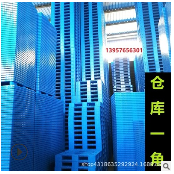 中南1200&#120;1000X150 塑料网格川字托盘1.2X1米重型货架塑胶仓垫板图2