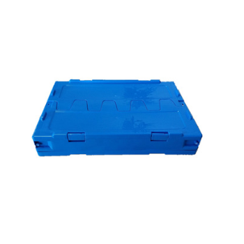 塑料折叠箱 带盖折叠箱 400*300*325折叠箱 折叠整理箱物流周转箱图3