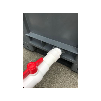 供应1210箱式托盘封闭塑料卡板箱网格卡板筐配叉车使用周转箱加厚图3