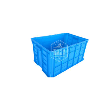 塑胶箱 胶框周转箱 塑料物流箱 带盖周转箱白色图2