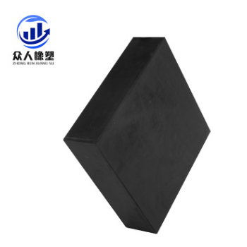 桥梁工厂减震器 方圆形加厚防震黑色天然橡胶垫板减震块橡胶垫图3