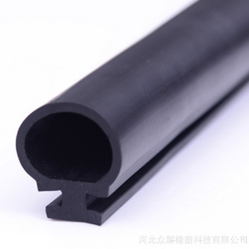 厂家直销 黑色半圆 橡塑pvc门窗密封条 皮条 胶条图3