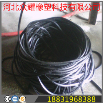 厂家直销 黑色半圆 橡塑pvc门窗密封条 皮条 胶条图2