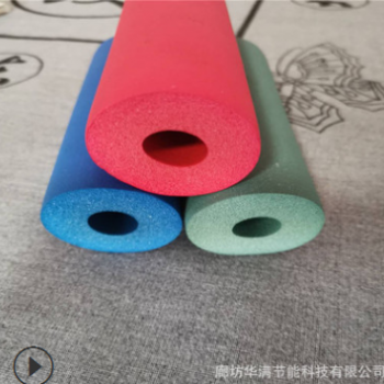 华满直销橡塑管高密度橡塑海绵管 彩色空调隔热管 橡塑保温发泡管图2