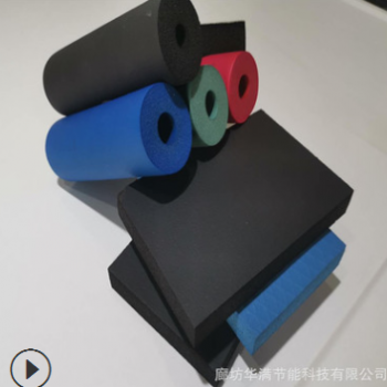华满直销橡塑管高密度橡塑海绵管 彩色空调隔热管 橡塑保温发泡管图3