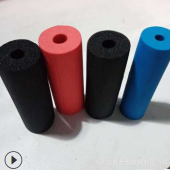 橡塑保温管空调冷气管道专用橡塑海绵管铝箔贴面橡塑管现货屋顶图2
