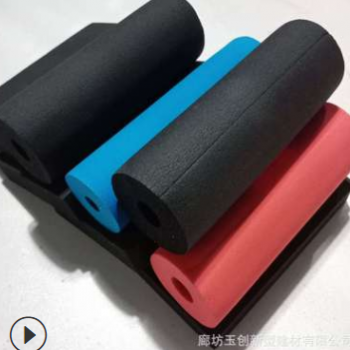 橡塑保温管空调冷气管道专用橡塑海绵管铝箔贴面橡塑管现货屋顶图3