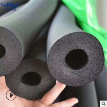 b1级橡塑管 阻燃橡塑保温管 橡塑管厂家高密度橡塑管空调保温管