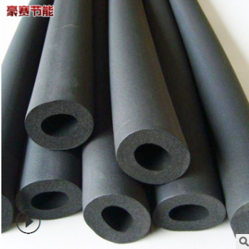 橡塑管批发 b1级橡塑管铝箔贴面橡塑管 自粘橡塑保温棉管图2