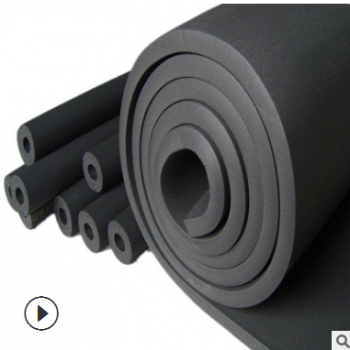 铝箔贴面高密度阻燃黑色橡塑板 汽车专用隔音隔热保温棉