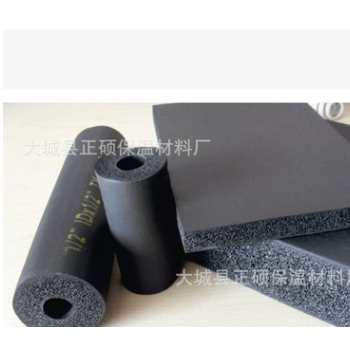 铝箔自粘橡塑管 通风设备橡塑保温管 黑色橡塑管图3