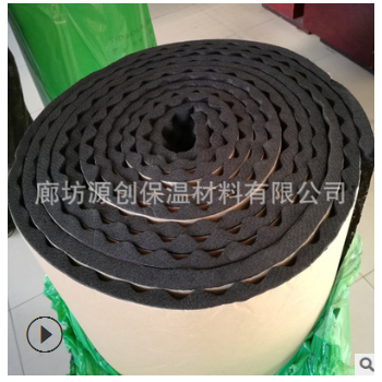 定制橡塑隔音棉自粘阻燃复合隔音海绵墙体琴房鼓房填充隔音卷棉板图3