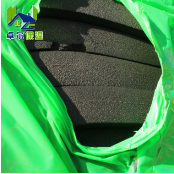 厂家批发9mm-30mm橡塑保温管 中央空调管道 保温隔热橡塑保温管图1