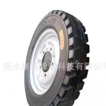 直销450-12型 橡胶实心轮胎 升降机械电动三轮平板车用轮胎厂家图3