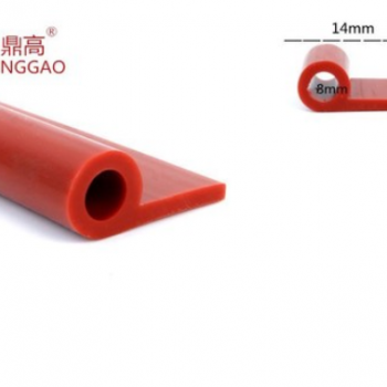 厂家直销耐高温硅胶E字密封条耐高温硅橡胶蒸箱密封条图2
