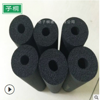 现货供应中央空调橡塑保温管 高密度橡塑海绵管 隔音吸声橡塑管图3