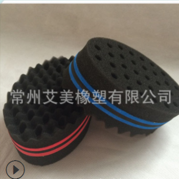 供应双面小孔卷发海绵 尺寸为145*95*55MM图2
