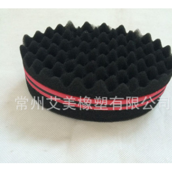 供应双面小孔卷发海绵 尺寸为145*95*55MM图3