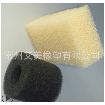 现货供应黑色蜂窝孔聚氨酯过滤海绵图3
