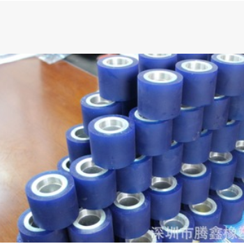 耐磨铝制轴心聚氨酯包胶辊，防静电胶轮图2