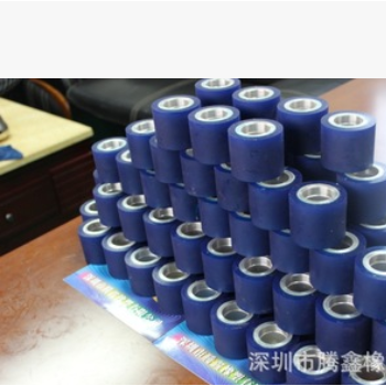 耐磨铝制轴心聚氨酯包胶辊，防静电胶轮图3