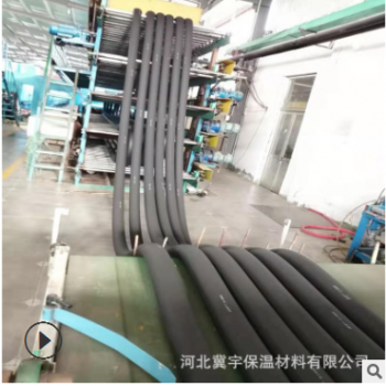 绿米橡塑管壳b1级阻燃 空调橡塑保温套管 橡塑海绵发泡管壳图2