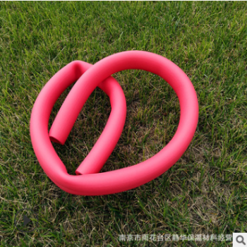 nbr彩色橡塑保温管壳 现货 绿米阻燃隔热复合铝箔橡塑管图2