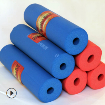 神州彩色橡塑保温管 红蓝橡塑管保护套 彩色橡塑海绵发泡管