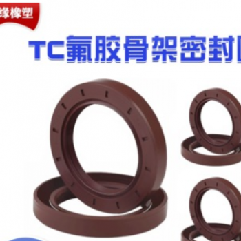 来样加工橡胶油封 耐高温氟胶密封圈O型圈 TC氟胶骨架油封密封圈