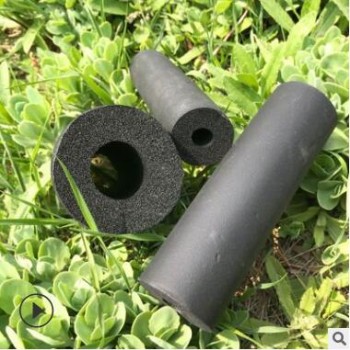 橡塑保温管难燃防水b1级防火铝箔复合空调橡塑管 橡塑海绵管批发图2