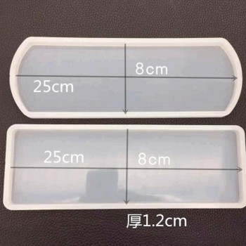 得意洋洋diy水晶停车牌挂牌圆角直角模具硅胶镜面手工饰品数字图2