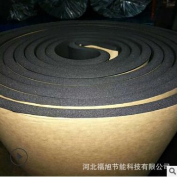 厂家生产 橡塑海绵板 黑色空调橡塑板 黑色背胶铝箔橡塑发泡板图2