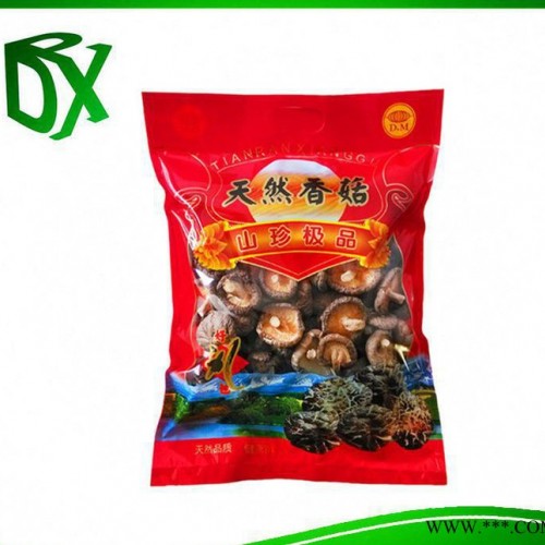 定制500g香菇干货食品袋 通用塑料包装袋 透明礼品袋图3