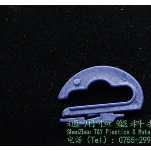 供应通用塑料挂钩，文件袋夹扣，展示PP挂钩，袜子挂钩，胶袋挂钩图5