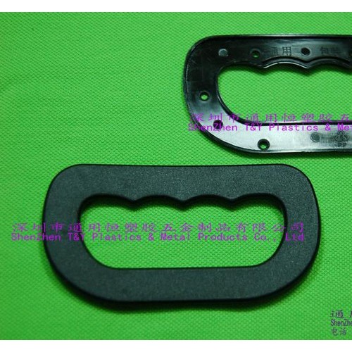 供应宁波通用塑料提扣环保袋提手 包装手挽扣/米袋手提图1