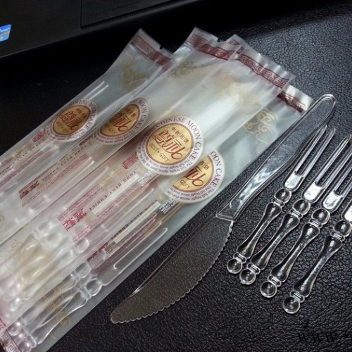 通用塑料刀叉/中秋月饼刀叉/月饼刀叉**图4