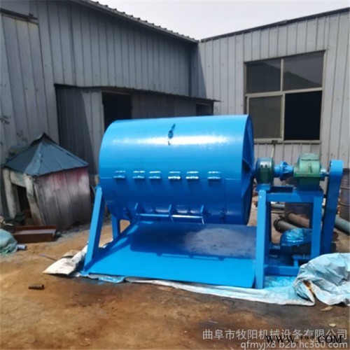 **六角滚筒抛光机 滚筒机 内衬天然橡胶去毛刺抛光机图3