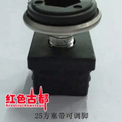 ** 圆锥管透明台脚、不锈钢金属工艺、天然橡胶配件