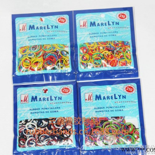 【三鑫橡胶】捆头发小圈橡皮筋 彩色橡皮筋 天然橡胶图3
