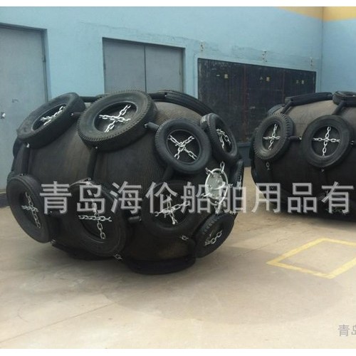 **船用充气天然橡胶轮胎网络型防碰撞漂浮气囊护舷图2